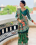 Emerald Green "Sada Saubhagyavati" Soft Silk Saree with Royal Doli Pallu