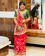 Krisha Pink Premium Pure Jacquard Soft Silk Wedding Saree Collection