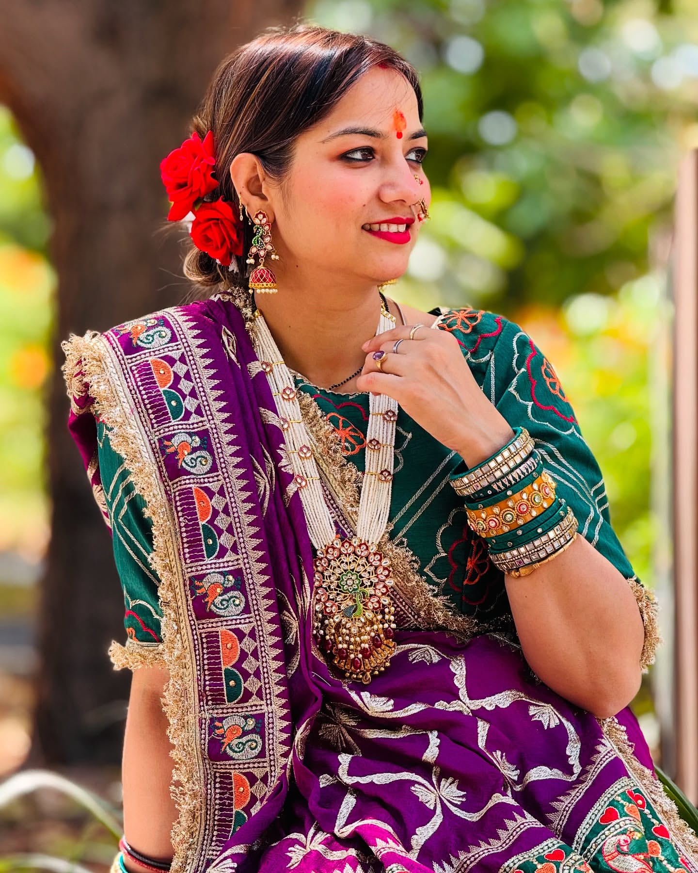 Krisha Premium Wine Purple Pure Jacquard Silk Saree