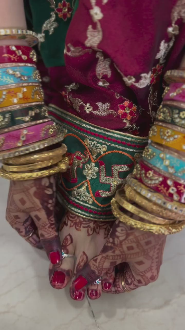 Premium Green & Maroon Panetar Patola Wedding Saree Collection – Shubh Laabh 2