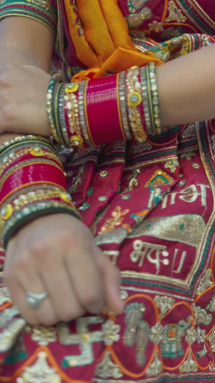 Premium Orange Yellow & Maroon Colour Panetar Patola Silk Saree – Shubh Laabh 2 Wedding Collection