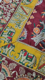 Kusum Green Sada Saubhagyavati Bhava Patola Saree – Heavy Embroidery & Designer Blouse